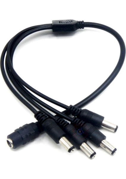 Dc 1 4 Güç Kablosu 1&#39 De 1 Out Branch Cable 12V Merkezi Güç Kaynağı Izleme Kamera Aksesuarları (Yurt Dışından)