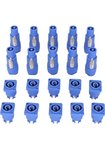 3 Pin Ac Power Con Erkek ve Dişi Kafa Konektörleri Işın Işığı Aşaması Işık Gücü Için Sinyal Giriş Jakı (Giriş) (Yurt Dışından)