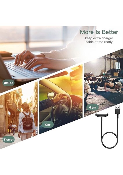 Fitbit Inspire 3 Şarj Cihazı Için Uygulanabilir Koruma ile 3 Bilezik Şarj Hattı (Yurt Dışından) fırsatları