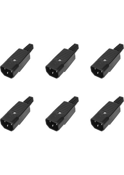 30PCS Iec 320 C14 Güç Adaptör Kablo Fişi Yeniden Takılabilir Konektör Soketi 3pin Erkek (Yurt Dışından)