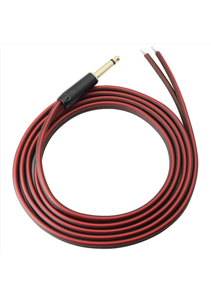 4pcs 1/4 Ts Hoparlör Tel Ses Kablosu 6 35MM Erkek Mono Adaptör Açık Uç Altın Kaplama Ofc Hifi Ts Hoparlör (Yurt Dışından) indirimleri