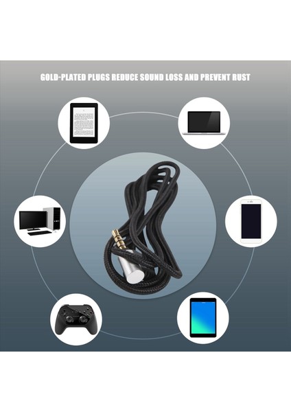 Steelseries Için Yedek 3 5mm Ses Kablosu Arctis 3 Arctis Pro Kablosuz Arctis 5 Arctis 7 Arctis Pro Gaming Kulaklık (Yurt Dışından) modelleri
