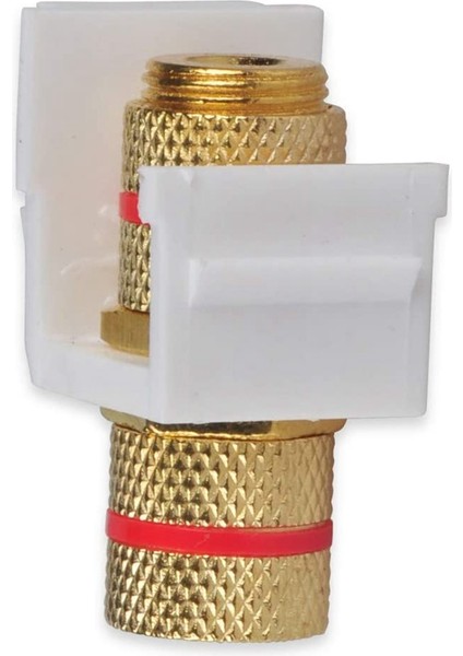 Hoparlör Post Snap -In Muz Keystone Jack - Beyaz 20 Adet (Yurt Dışından) indirimleri