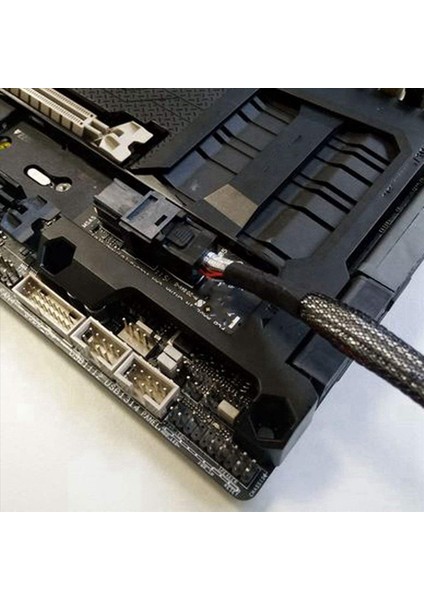 4x Dahili 12G Mini Sas Hd-U 2 / SFF-8643-SFF-8639 Kablo 0 5m 15 Pimli Sata Güç Kaynağı U 2 SSD Için Uygun (Yurt Dışından) fırsatları