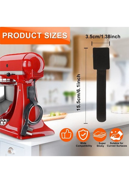 Mutfak Aletleri Için 50 Pcs Kordon Organizatörü Cihaz Kordonu Organizatörü Kitchen Cihaz Kablosu Sarıcı (Yurt Dışından) modelleri