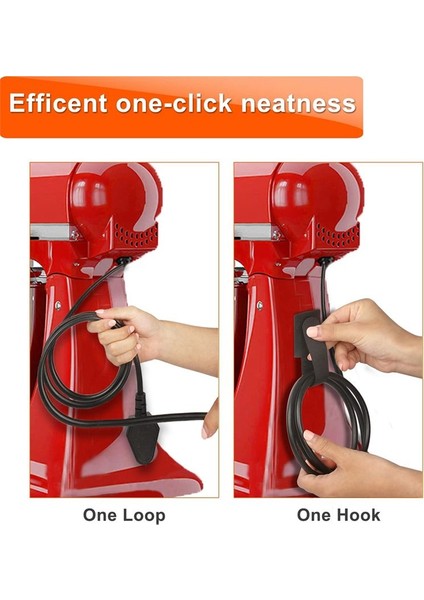 Mutfak Aletleri Için 50 Pcs Kordon Organizatörü Cihaz Kordonu Organizatörü Kitchen Cihaz Kablosu Sarıcı (Yurt Dışından) fırsatları