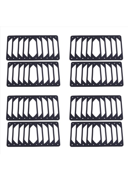 40PCS 120MM Vibrasyon Anti-Vibrasyon Silikon Fan Conta Gürültü Pc Bilgisayar Kılıfı Fan Için Conta Pedi Azaltma (Yurt Dışından)