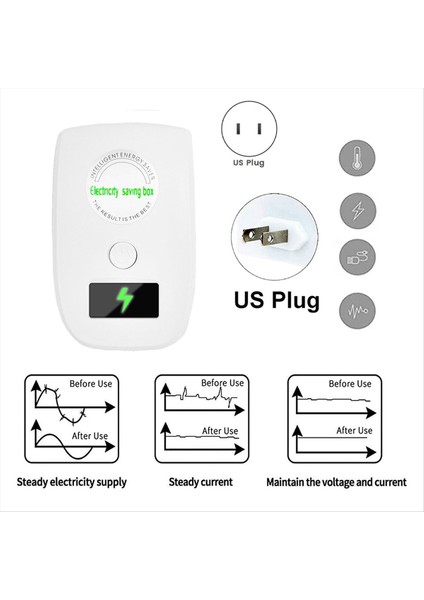 Hanehalkı Enerji Tasarruf Aletleri Power Tasarrufu Akıllı Cihaz Tasarrufu Enerji Tasarlayan Cihaz Tv Çamaşır Makinesi Abd Fiş (Yurt Dışından) fırsatları