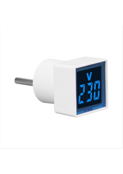 Dijital Voltmetre Kare AC220V Kare Voltaj Test Cihazı ve Gösterge Işık Ab Fişi Mavi (Yurt Dışından) indirimleri
