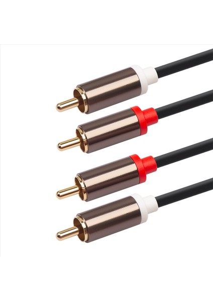 3x 2rca - 2 Rca Koaksiyel Ses Kablosu 3 5 Jack Stereo Rca Ses Kablosu Ev Sineması DVD Tv Amplifikatörü CD Soundbox (Yurt Dışından) indirimleri