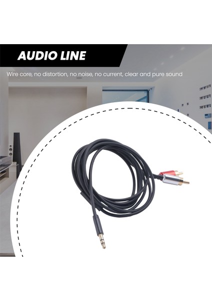 Veggieg Rca Kablosu 2rca Ila 3 5 Ses Kablosu 3 5mm Jack Rca Aux Kablosu Telefon Edifi Ev Sineması DVD 2rca Ses Kablosu (2m) (Yurt Dışından) modelleri