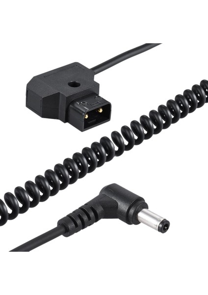 Sarmal 1m/3 28FT D-Tap 2pin Erkek-Dc 5 5 x 2 1mm Adaptör Kablo Uzatma Anton V-Mount Pil Dslr Kafes Teçhizat Güç Kaynağı Için Elastik Hat (Yurt Dışından)