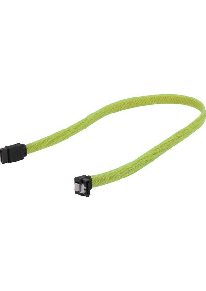 50CM Sata 3 0 Iıı Sata3 7pın Veri Kablosu Diğer Açı 6gb/s SSD Kabloları HDD Sabit Disk Veri Kablosu Naylonlu (Yeşil) (Yurt Dışından) modelleri