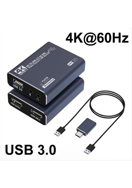 Video Yakalama Kartı Grabber HDMI Uyumlu 4K 60Hz 30Hz USB 3 0 C 1080P 60FPS 30FPS Hd Kayı (Yurt Dışından) indirimleri