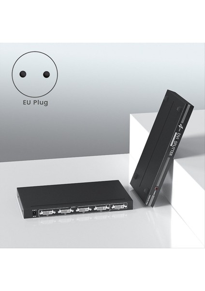 Splitter 1080P DVI Quad Splitter DVI Splitter 1x4 DVI Giriş ve Çıkış Ekranı Splitter Ab Fişi (Yurt Dışından) indirimleri