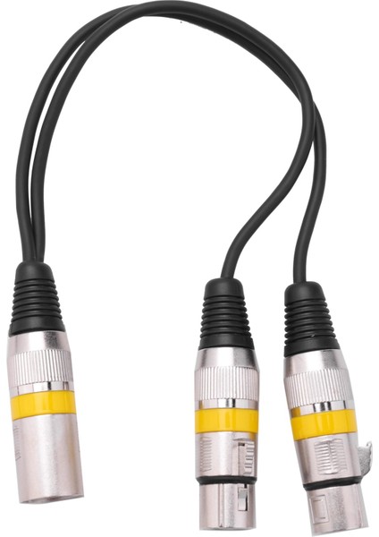 2x 30CM 3pin Xlr Erkek - 2 Xlr Dişi Ses Uzatma Kablosu Y Mıc Mıxer Kayıcı Için Dj Kablosu (Yurt Dışından) fiyatları
