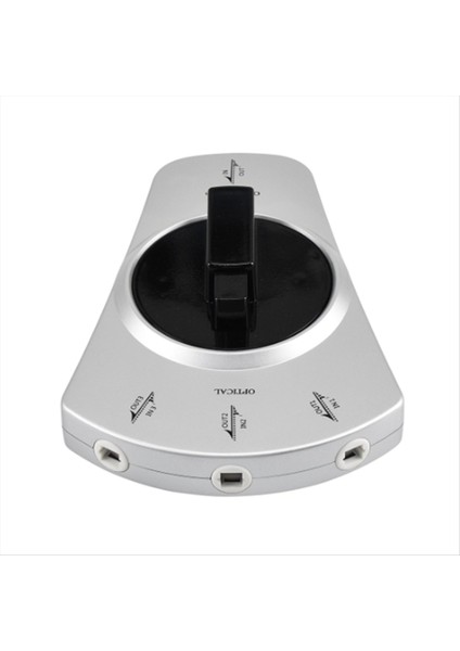 DVD CD Çalar Için 1 Ila 3 Dijital Ses Optik Fiber Kablo Toslink 3 Yollu Seçici Anahtar Ayırıcı Adaptörü (Yurt Dışından) modelleri