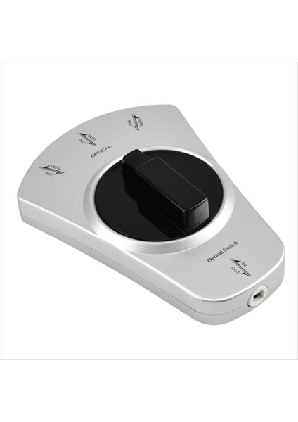 DVD CD Çalar Için 1 Ila 3 Dijital Ses Optik Fiber Kablo Toslink 3 Yollu Seçici Anahtar Ayırıcı Adaptörü (Yurt Dışından) fırsatları