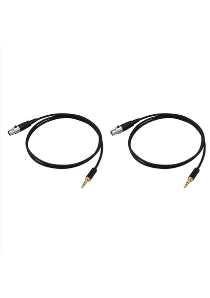 BM800 Pc Kulaklık Karıştırıcı Mikrofon Stereo Kamera Amplifikatörü Için 2pcs 3 5mm Jack Ila 3pin Mini Xlr Kadın 0 5m (Yurt Dışından)