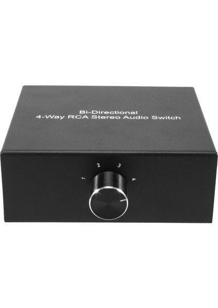 4 Yollu Stereo L /r Ses Kanalı Iki Yönlü Ses Anahtarlayıcı 1&#39 I 4&#39 Ü /4&#39 Ü 1&#39 De Hoparlör Için Ses Anahtarı Ayırıcı (Yurt Dışından) fiyatları