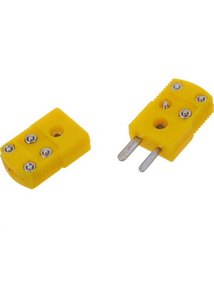 Sarı Plastik Kabuk K Tip Termokupl Fiş Soket Konektörü Seti (Yurt Dışından) indirimleri