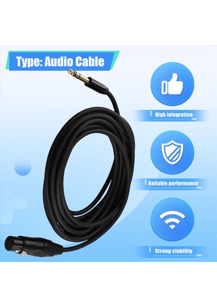 Ses Kablosu 5 Metre Xlr 6 5 Ila Xlr Dişi Ses Kablosu Örgülü 6 35 Üçlü Xlr Dengeli Mikrofon Mikrofon Ses Kablosu (Yurt Dışından) indirimleri