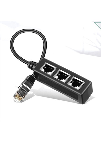 2x RJ45 Ethernet Splitter Adaptörü Ethernet Splitter 1 Ila 3 Ev Ofis Okul Ağı Genişletme (Yurt Dışından) modelleri