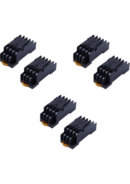 6pcs PYF14A Dın Demiryolu Gücü Rölesi Soket Tabanı MY4NJ HH54P My4 Için 14 Pin 4 (Yurt Dışından)