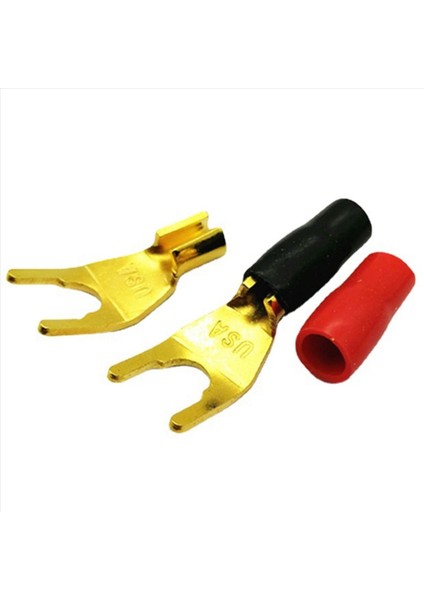 32PCS/16 Çift &quot Y&quot &quot U&quot Kürek Muz Konektörleri Altın Kaplama Lehimsiz Çatal Hoparlör Muz Fiş Adaptörü (Yurt Dışından) fırsatları