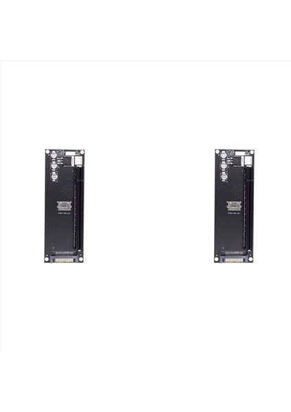 2x PCIE-SFF-8611 Adaptör Oculink SFF-8611 Ila Pcıe Pcı-Express 16X 4x Adaptör Sata Güç Bağlantı Noktasına Sahip (Yurt Dışından)