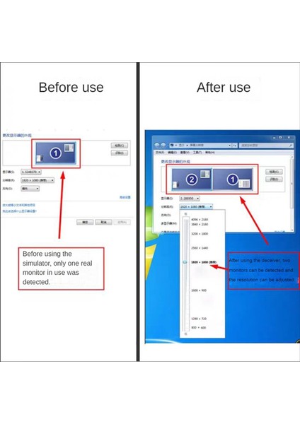 USB Type-C Type Cırtıple Dıslıpd Adapter Ddc Edıd Kuyu Tüp Haflı Görüncü Dlangi Emulatör Kukumu 4K 60HZ (Yurt Dışından) modelleri