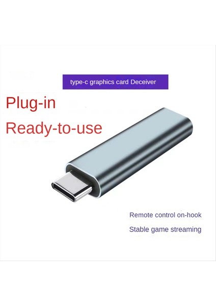 USB Type-C Type Cırtıple Dıslıpd Adapter Ddc Edıd Kuyu Tüp Haflı Görüncü Dlangi Emulatör Kukumu 4K 60HZ (Yurt Dışından) fırsatları