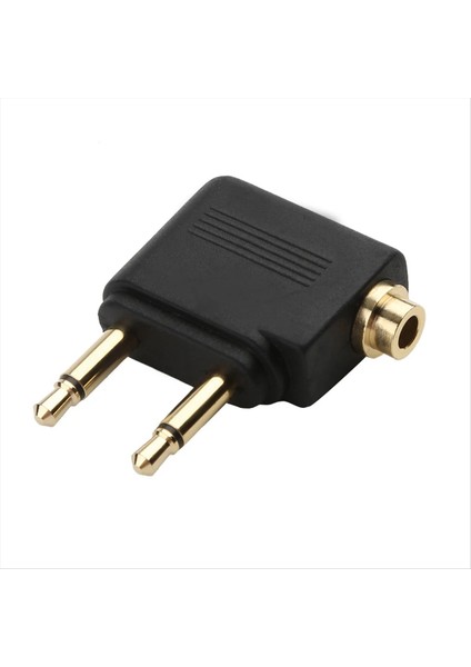 5pcs 3 5mm Fiş Adaptör Jakı Sesli Dönüştürücü Adaptör Adaptörü Havayolu Uçak Seyahat Kulaklık (Yurt Dışından) fırsatları