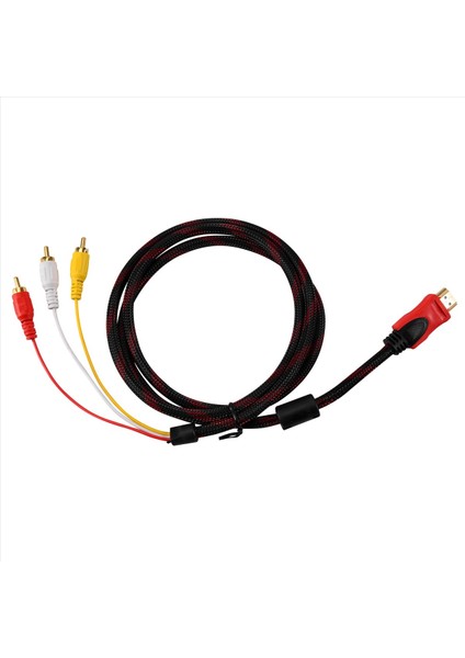 HDMI Erkek - Rca Video Ses Av Kablosu Adaptörü Ps3 Ps4 Için Xbox One Wii Için En Yeni (Yurt Dışından) modelleri