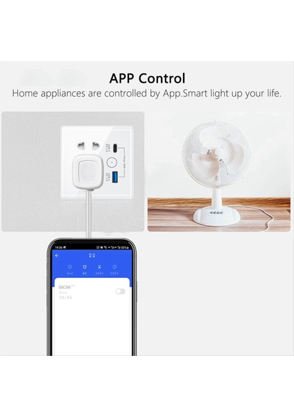 Toyak+Usb Hızlı Şarj Uzak Time Socket Wifi Wifi Smart British Standard 86 Tip Soket A (Yurt Dışından) modelleri