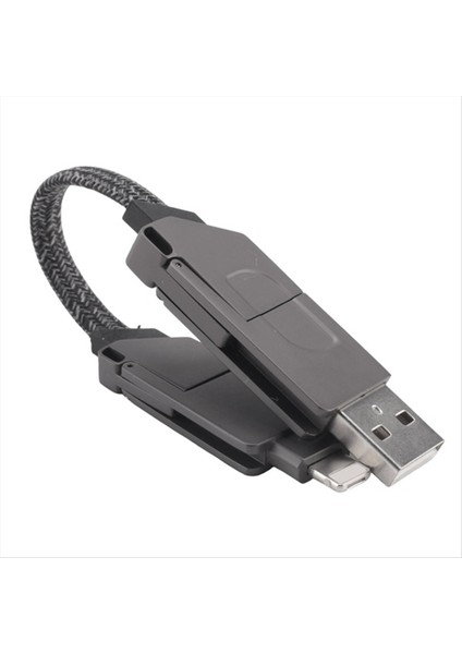 6ın1 Çok Fonksiyonlu Hızlı Şarj Kablosu Keychain Iphone 27W Için Pd Android Type-C 100W Şarj Veri Kablosu (Yurt Dışından) modelleri