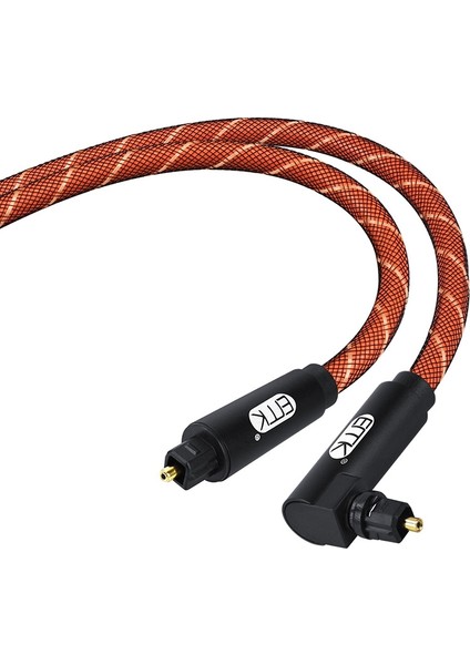 Emk 90 Derece Optik Kablo 5 1 Dijital Ses Spdıf Fiber Optik Ses Toslink Kablosu 1m (Yurt Dışından) modelleri