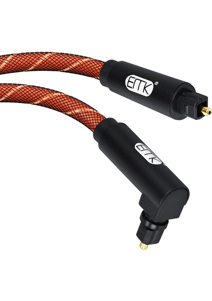 Emk 90 Derece Optik Kablo 5 1 Dijital Ses Spdıf Fiber Optik Ses Toslink Kablosu 1m (Yurt Dışından) indirimleri