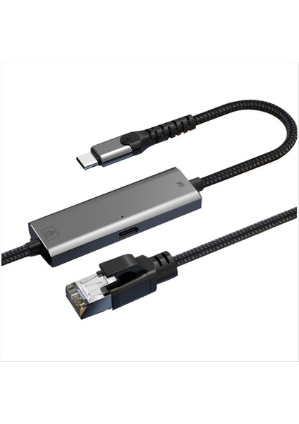 1000MBPS Ethernet Gigabit Adaptör TIP-C-RJ45 Ağ Kartı 1000MBPS Gigabit Ethernet Dönüştürücü PD100W 3 Metre (Yurt Dışından)