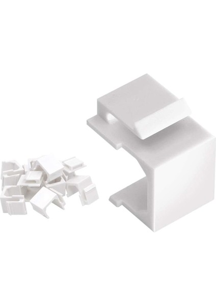 Keystone Duvar Plakası ve Yama Paneli Için 30 Paketli Boş Keystone Jack Ekleri - Beyaz (Yurt Dışından) fırsatları