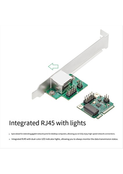 Mini Pcıe 2.5gb Ethernet Kartı 2.5gbase-T Gigabit Ağ Adaptörü 1 Bağlantı Noktası 2500MBPS RJ45 Lan Denetleyici Kartı (Yurt Dışından) indirimleri