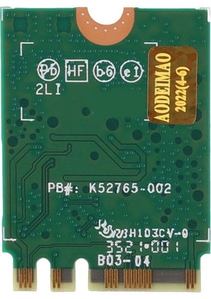 AX210 Wi-Fi Kartı WIFI6E 5374 Mbps Bluetooth 5 3 WIN10 11 Için Tri-Band 5g Wi-Fi Adaptör Ağ Kartı (Yurt Dışından)