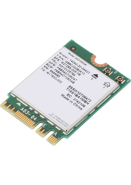 AX210 Wi-Fi Kartı WIFI6E 5374 Mbps Bluetooth 5 3 WIN10 11 Için Tri-Band 5g Wi-Fi Adaptör Ağ Kartı (Yurt Dışından) modelleri