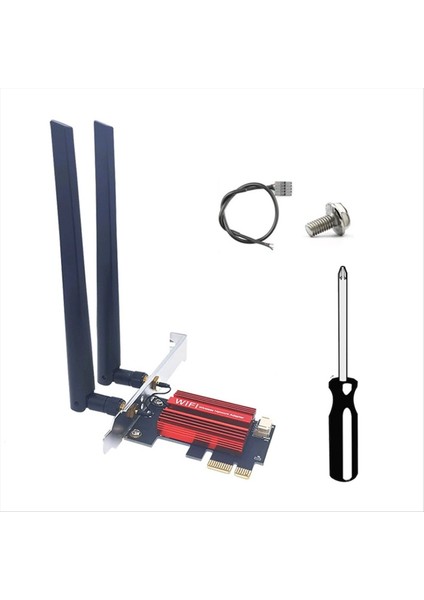 MT7925 Wifi 7 Pcı-E Adaptör Kartı Tri Bant 2.4g/5g/6ghz 5374MBPS Bt5.3 Masaüstü Kablosuz Ağ Adaptörü WIN11/10 Için (Yurt Dışından)