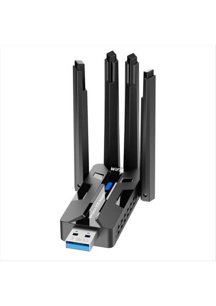 1800MBPS Wifi6 Kart Adaptörü Usb3 0 AX1800 Kablosuz Lan Alıcısı 2 4ghz 5ghz Dual Band 4 x Antenli (Yurt Dışından) fiyatları