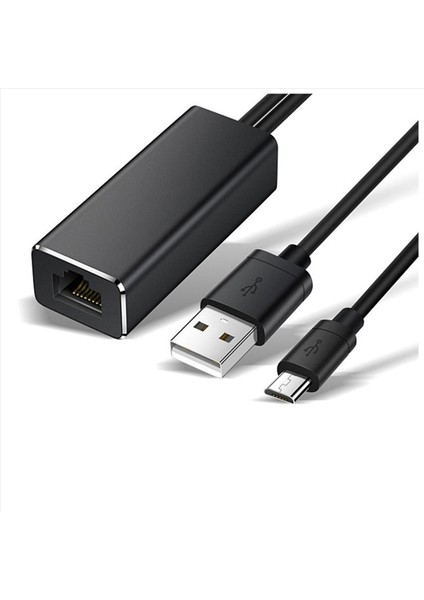 Fire Tv Stick Için 3x Mikro USB Ethernet Adaptörü 10/100MBPS Google Chromecast Için RJ45 USB Ağ Kartına USB (Yurt Dışından) fiyatları