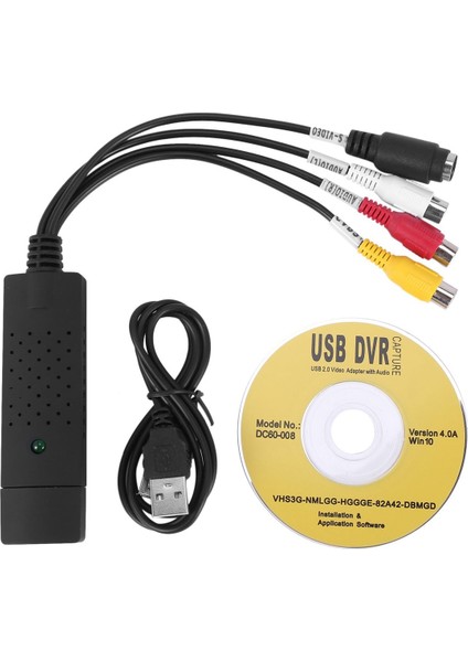 2x Video Ses Vhs Vcr USB Video Yakalama Kartından Dvd&#39 Ye Dönüştürücü Yakalama Kartı Adaptörü (Yurt Dışından) fiyatları