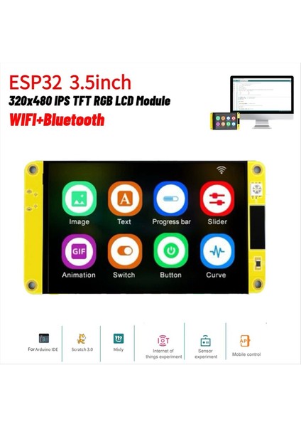 Arduino Için ESP32 Wifi+Bluetooth Geliştirme Kurulu 3 5in 320X480 Rgb Akıllı Ekran LCD Tft Modülü Kapasitif (Yurt Dışından) fiyatları