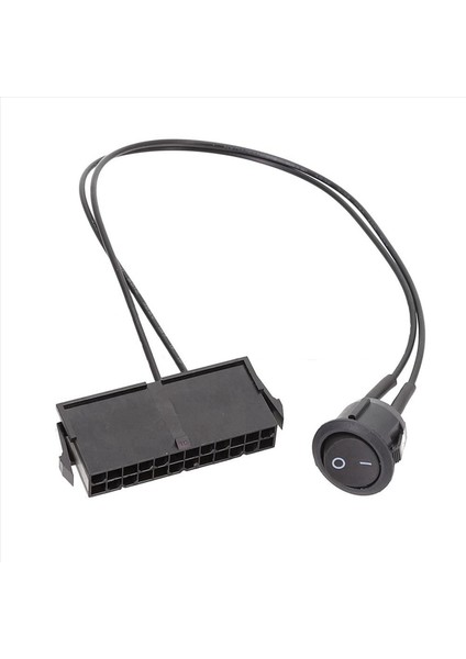 4x 24 Pin Dişi Atx Psu Güç Kaynağı Başlangıç Test Cihazı Kapalı Anahtar Kablosu 18AWG 30CM&#39 Yi Başlatın (Yurt Dışından) fiyatları