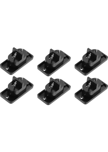 Siyah 2 Pin IEC320 C8 Vida Montajı Giriş Fiş Soketi Ac 250V 2 5A 6 Pcs (Yurt Dışından)